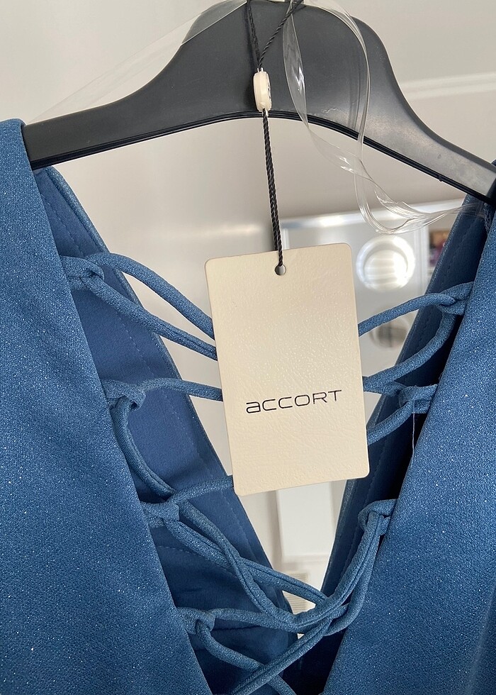 Accort Fırfırlı Abiye - Görsel 3