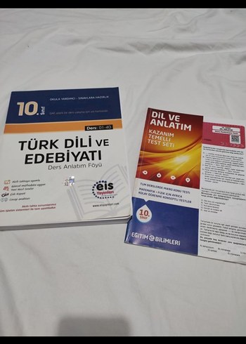 10. sınıf Türk Dili Edebiyat Ders Anlatımı ve Dil Anlatım kitabı