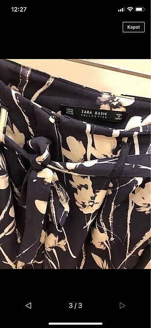 xs Beden Zara pantolon