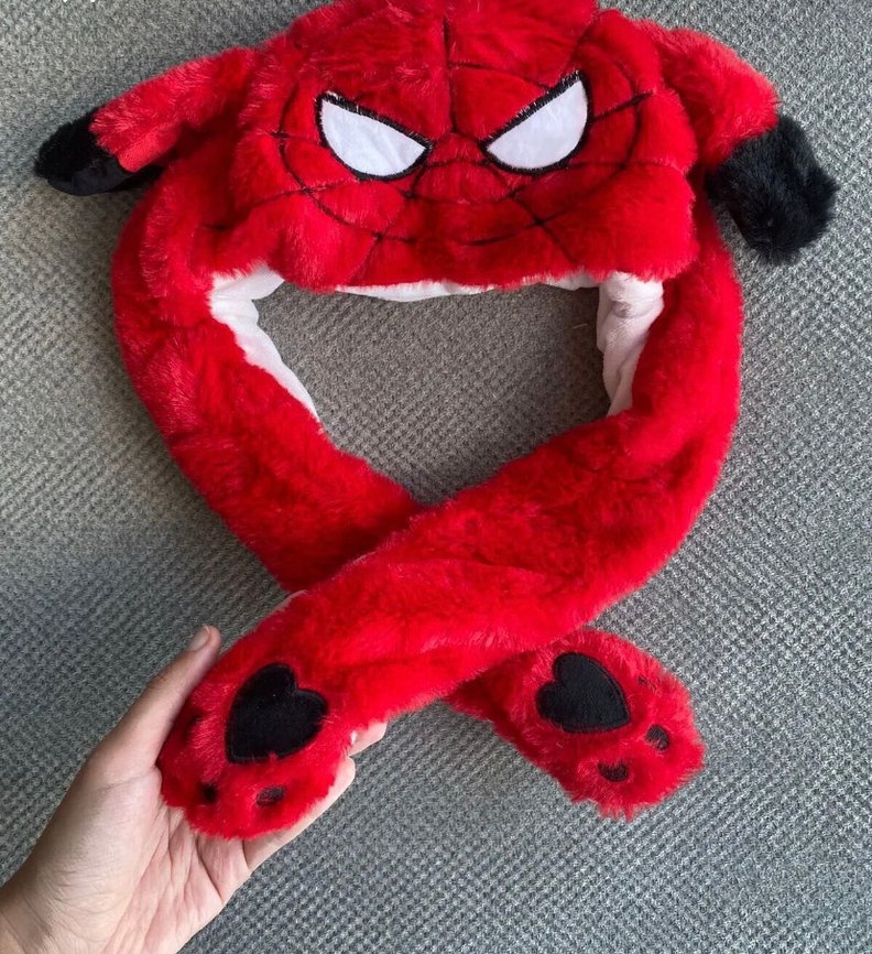 Ledli ışıklı  Örümcek Adam Temalı Çocuk Bere - Görsel 2