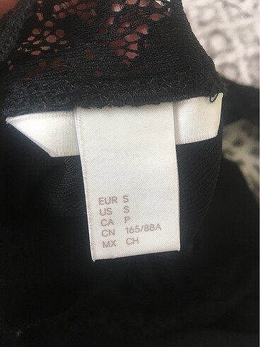 s Beden siyah Renk H&M çıtçıtlı atlet