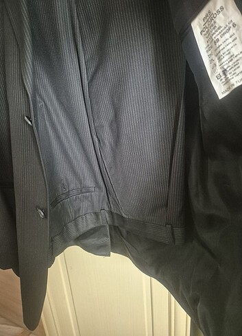 Erkek siyah takim elbise 58/6 drop