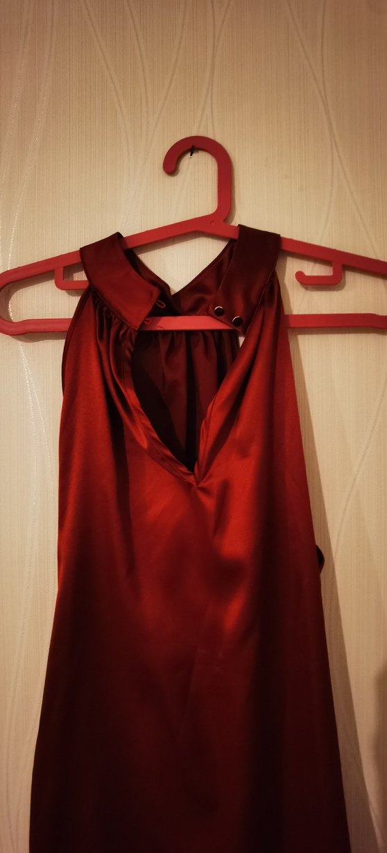 Network Kırmızı Parlak Bluz - Görsel 5