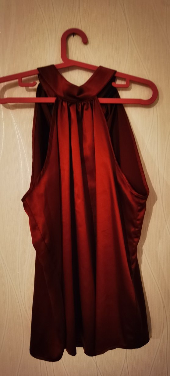 Network Kırmızı Parlak Bluz - Görsel 3