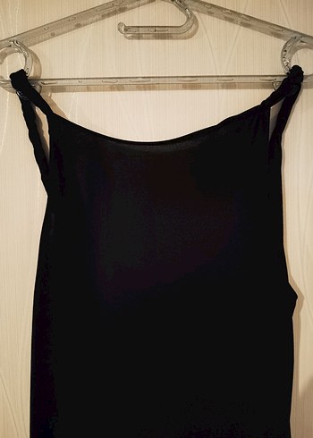 Massimo Siyah Uzun Kadın Elbise - Görsel 2