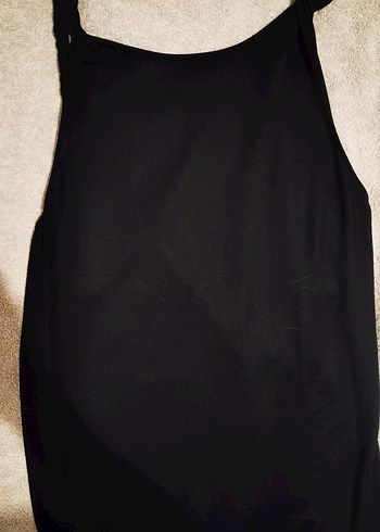 Massimo Siyah Uzun Kadın Elbise - Görsel 7