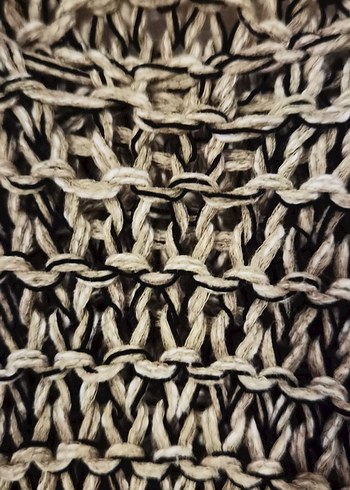 Bohem Tarz Gri Kahverengi Örgü Kadın Süveter - Görsel 6