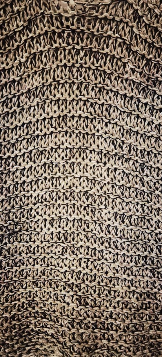 Bohem Tarz Gri Kahverengi Örgü Kadın Süveter - Görsel 5