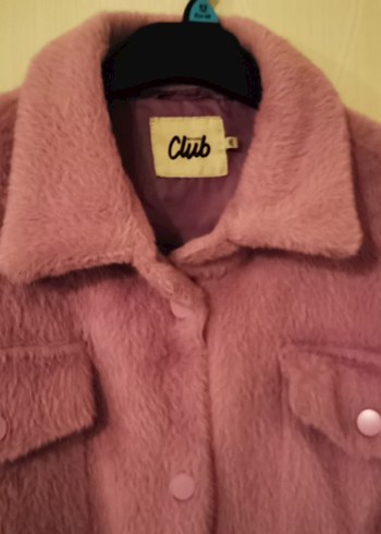 Beymen Club Lila Kürk Dokulu Kısa Ceket - Görsel 3