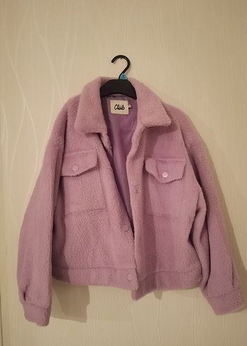 Beymen Club Lila Kürk Dokulu Kısa Ceket - Görsel 2