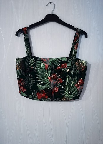 Çiçekli Bohem Mini Büstiyer - Görsel 2