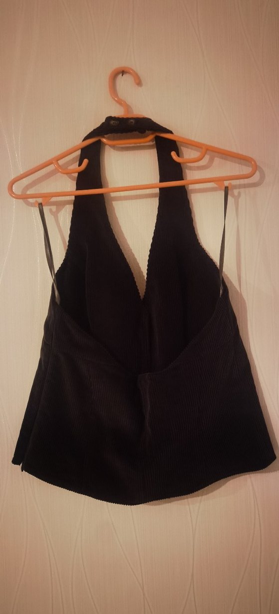 Faraway Koyu Yeşil Kadife Yelek - Görsel 4