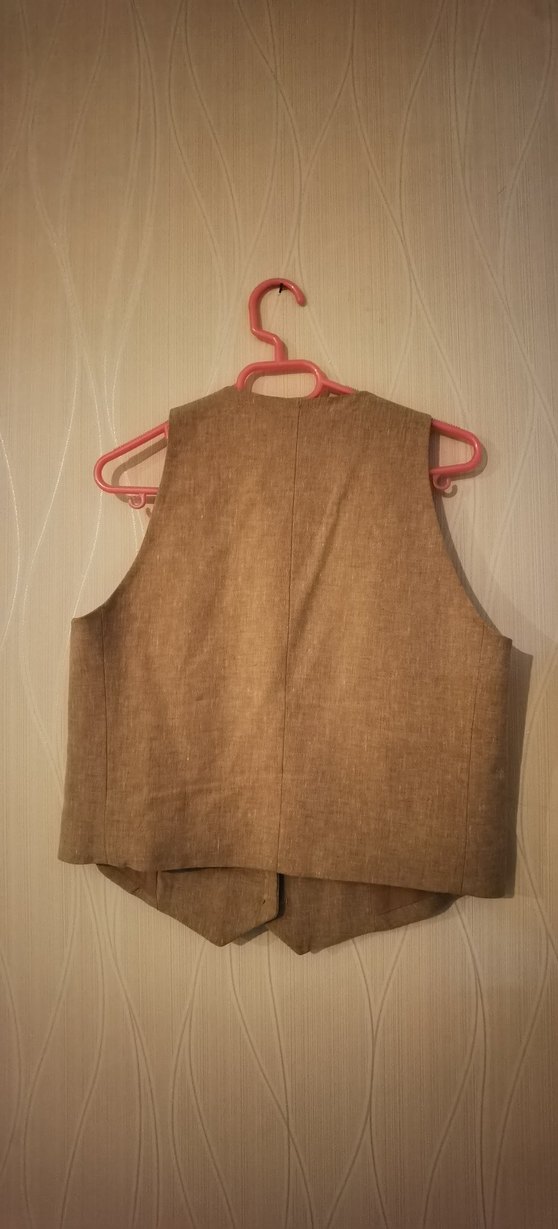 Beymen Club Bej Keten Yelekli Takım - Görsel 5