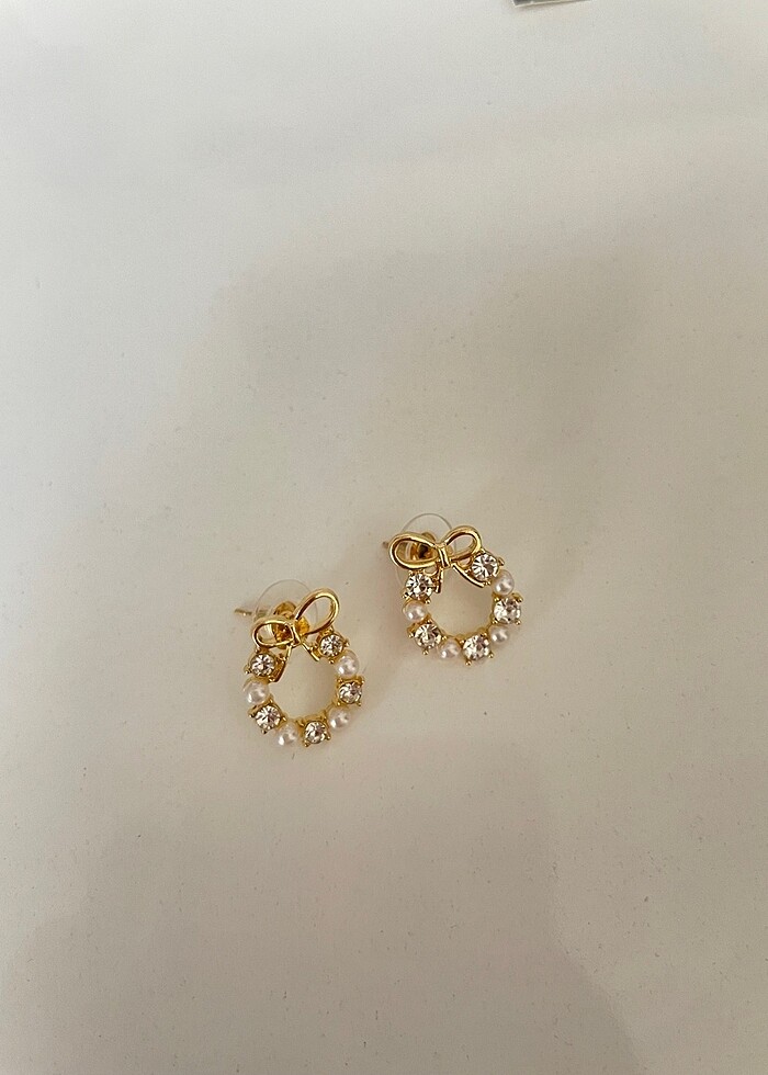 Taşlı küpe - Görsel 2