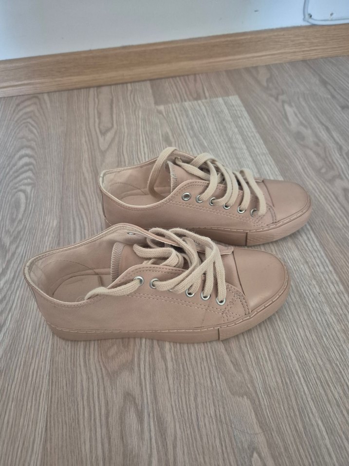 Bej Kadın  Spor Ayakkabı - Görsel 3