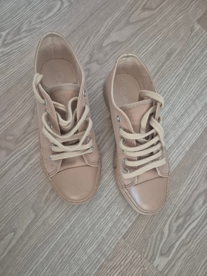 Bej Kadın  Spor Ayakkabı - Görsel 2