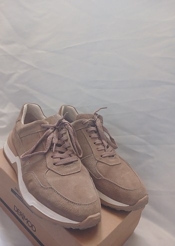 41 Beden Elle Bej Süet Erkek Sneaker