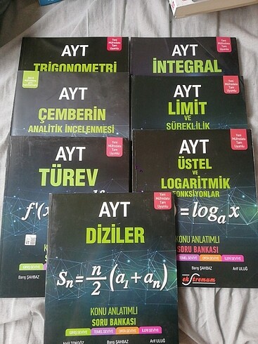 Ekstremum yayınları AYT Matematik Konu Anlatım Soru Bankası Set