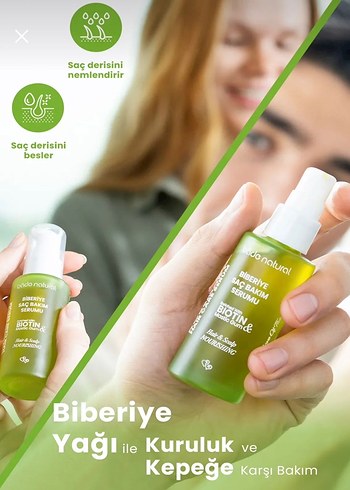 Biberiye Saç Bakım Serumu - Biotin & Camambala - Görsel 5