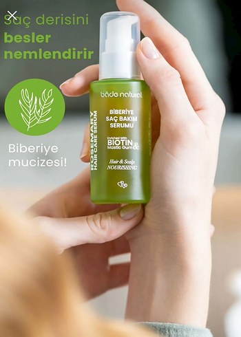 Biberiye Saç Bakım Serumu - Biotin & Camambala - Görsel 2
