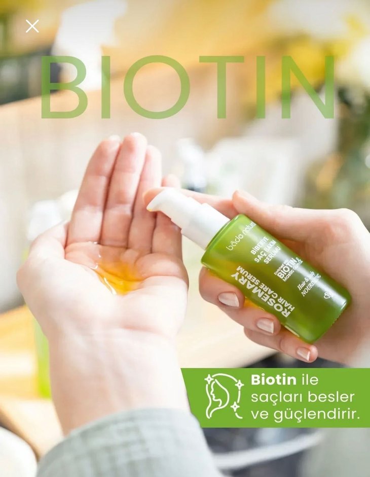 Biberiye Saç Bakım Serumu - Biotin & Camambala - Görsel 3