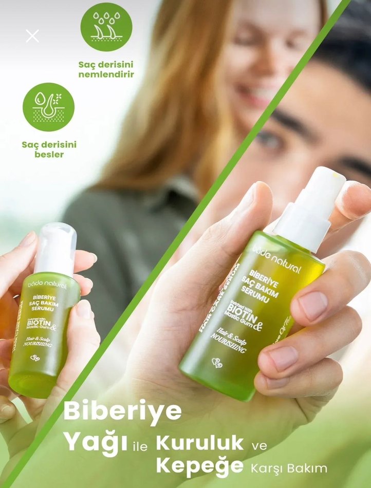 Biberiye Saç Bakım Serumu - Biotin & Camambala - Görsel 5