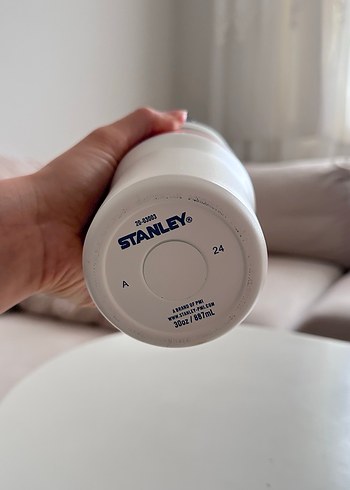 Stanley Renkli Çizgili Beyaz Termos - Görsel 2