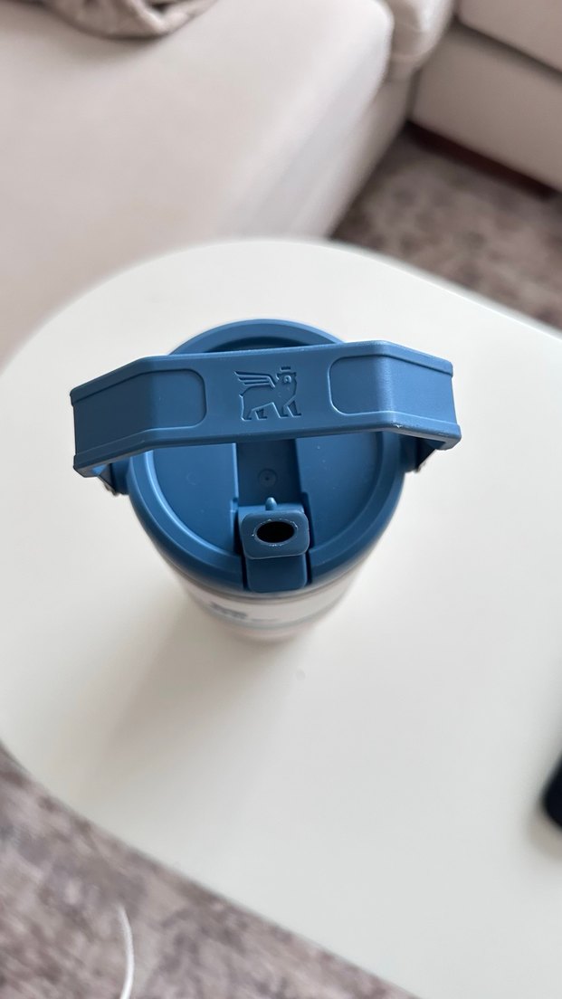 Stanley Renkli Çizgili Beyaz Termos - Görsel 4