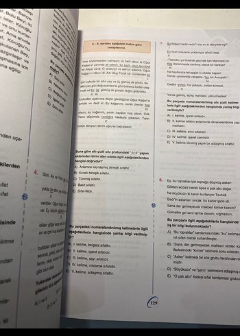 10. Sınıf Türk Dili ve Edebiyatı Soru Bankası - Görsel 3