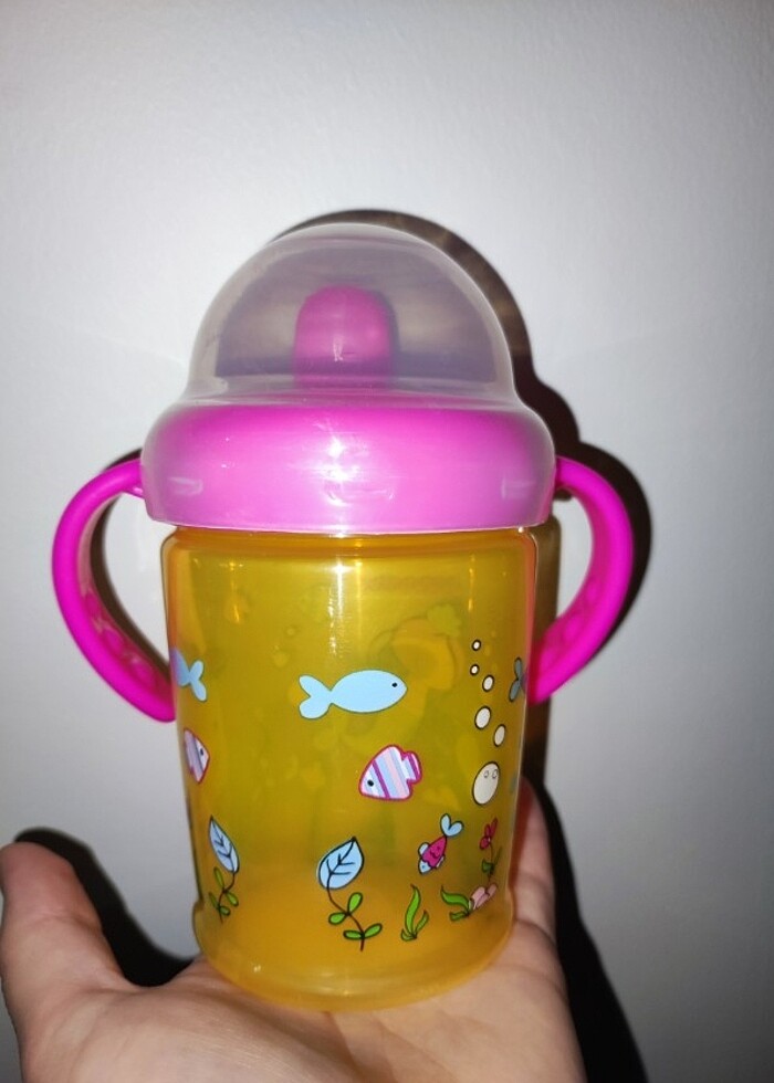 Bebedor Sert Uçlu Alıştırma Bardağı 270 ml 6+ Ay SARI DENİZKIZI
 - Görsel 2