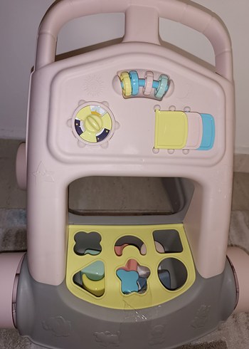 Pastel Pembe Bebek Yürüteci - Görsel 6