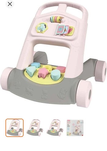 Pastel Pembe Bebek Yürüteci - Görsel 7