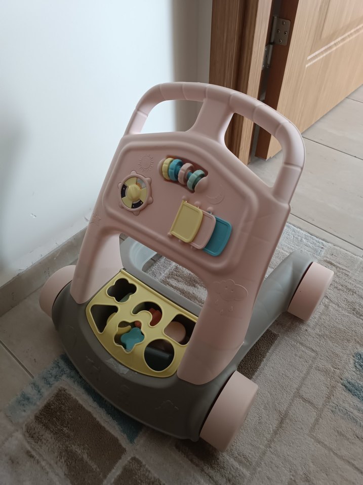 Pastel Pembe Bebek Yürüteci - Görsel 2