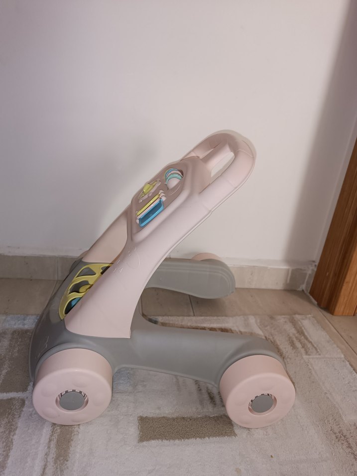 Pastel Pembe Bebek Yürüteci - Görsel 4