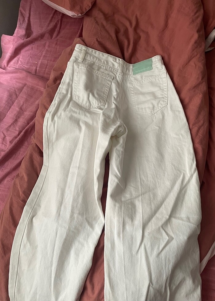 wide leg bershka - Görsel 4