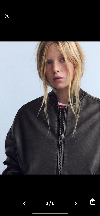 Pull and Bear pull and bear deri ceket