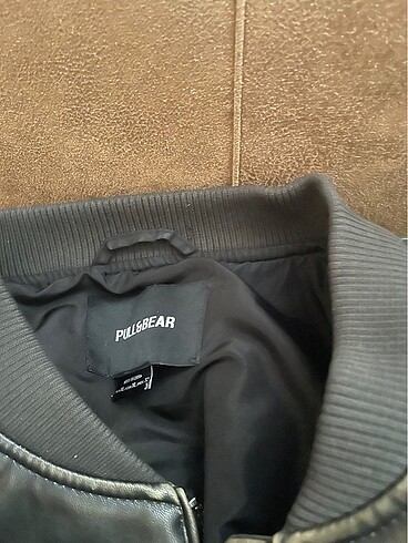 pull and bear deri ceket - Görsel 5