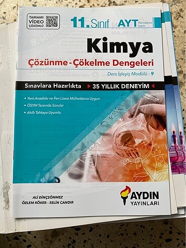  11. Sınıf ayt kimya ders işleyiş modülleri