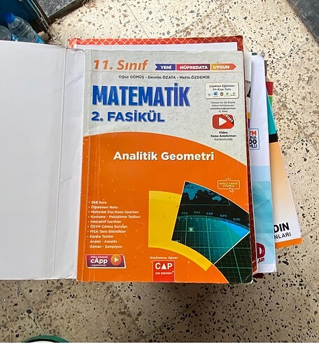  Beden 11. Sınıf Matematik seti Çap yayınları