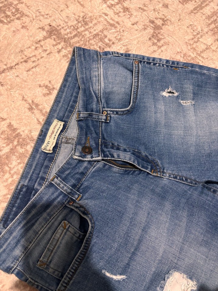 Kadın Mavi Denim Regular Fit Jean - Görsel 4