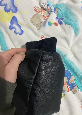 Siyah Deri Fermuarlı Kadın Ceket - Görsel 3