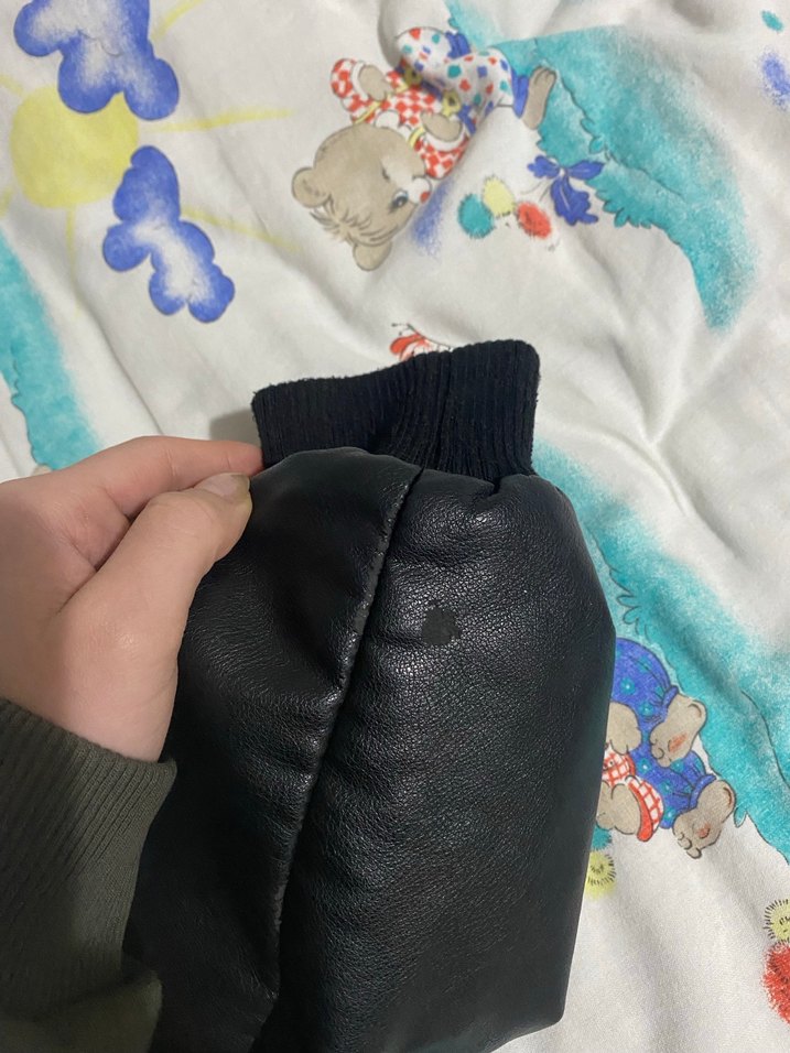 Siyah Deri Fermuarlı Kadın Ceket - Görsel 3