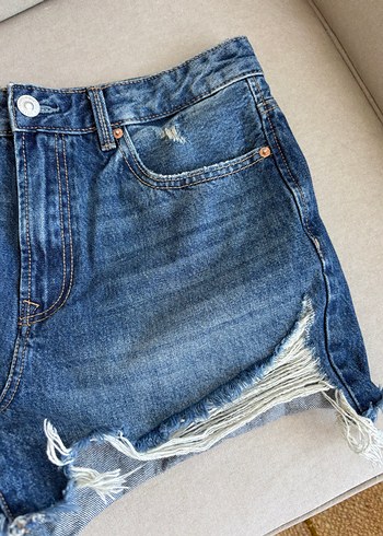 xl Beden lacivert Renk stradivarius mini kot şort D75