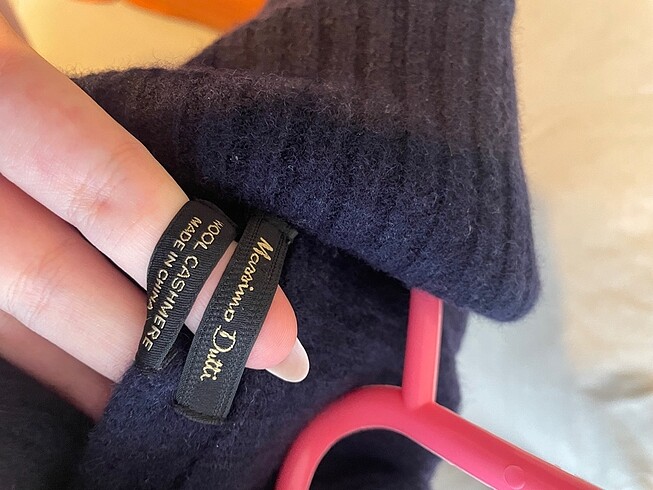 Massimo Dutti massimo dutti lacivert yün kaşmir kazak