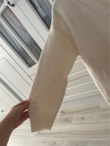 xs Beden ten rengi Renk stradivarius v yaka triko