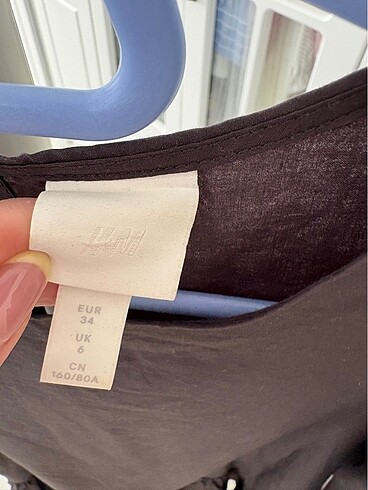 H&M h&m antrasit elbise