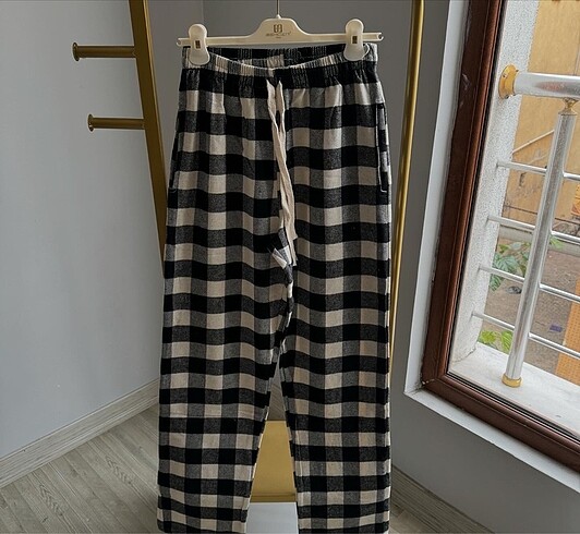 Ekose pijama kışlık - Görsel 3