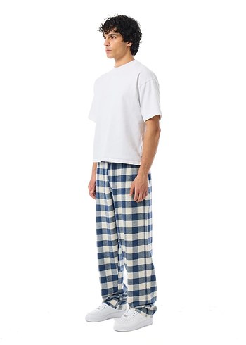 Street Wear Oversize Unisex Eşofman Altı - Mavi - Görsel 3