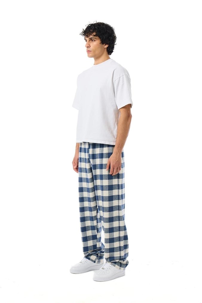 Street Wear Oversize Unisex Eşofman Altı - Mavi - Görsel 3