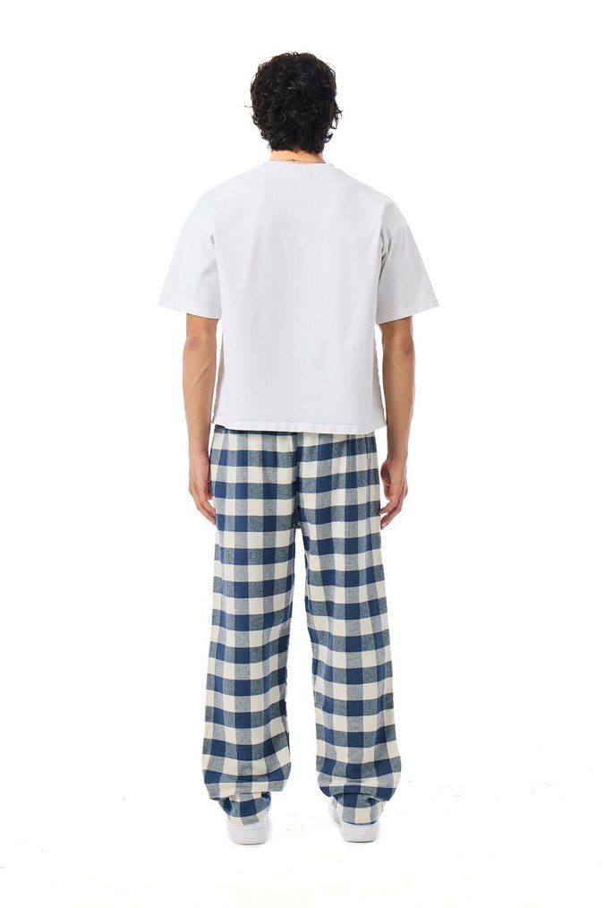 Street Wear Oversize Unisex Eşofman Altı - Mavi - Görsel 4